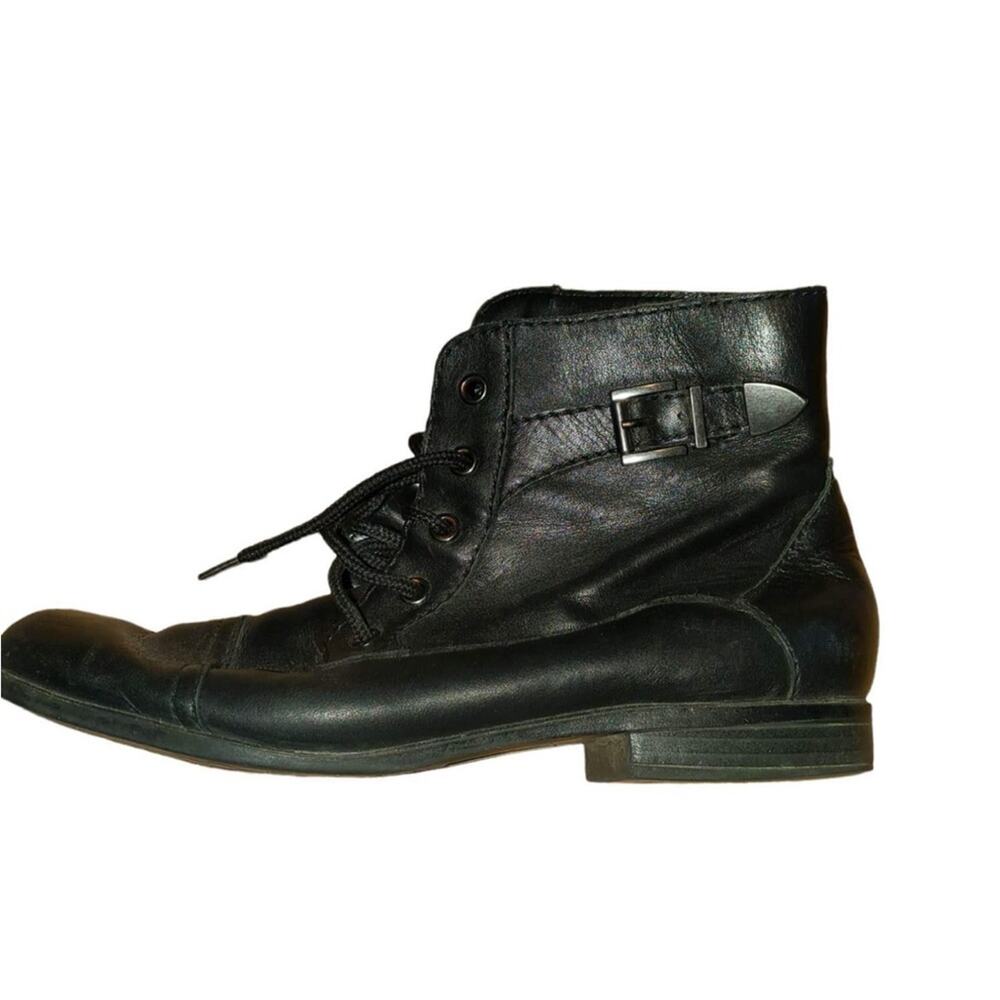 Madeline Stuart Leather Ankle Bootie
